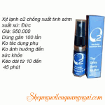 CHAI XỊT TRỊ XUẤT TINH SỚM O2